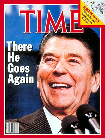 Ronald Reagan Re-Elected