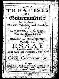 John Locke writes The Second Treatise on Government