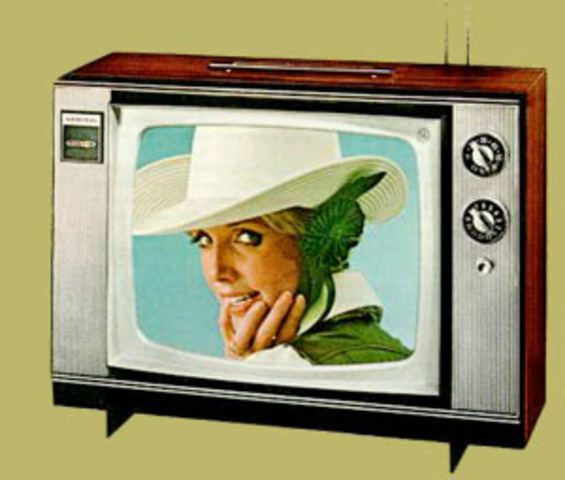 First color tv program