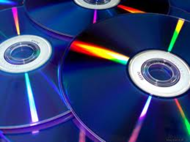 Music DVD's are introduced which can contain 7 - 10 times the amount of music