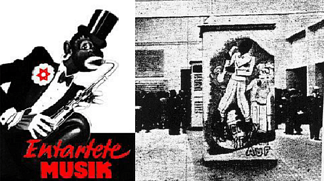 Exposició de música degenerada a Düsseldorf.