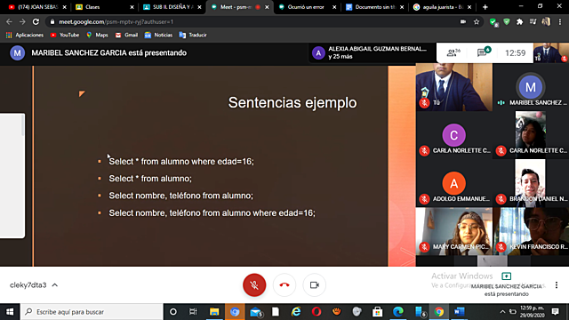 tercer semestre  actual