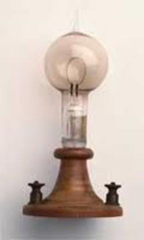 Edison issued a patent for the electric incandescent light bulb