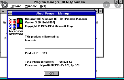 Windows NT 3.5
