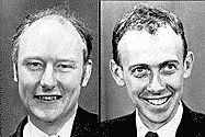 James Watson y Francis Crick