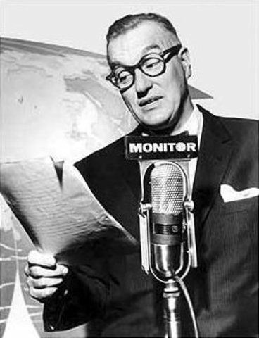 NBC debuts a weekend radio network format called MONITOR on Sunday, June 12th,