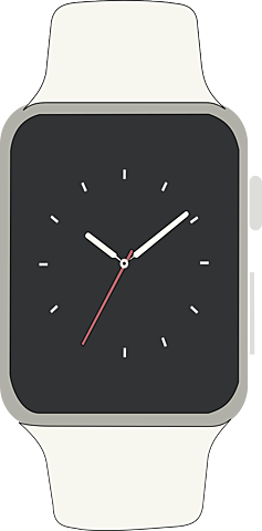 Reloj de mano moderno