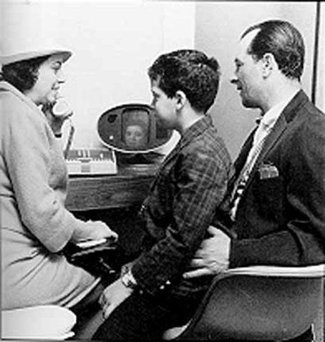 A T & T introduces the PicturePhone at the Worlds' Fair