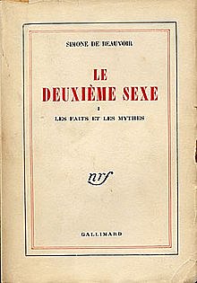 Simone de Beauvoir publica "El segundo sexo".