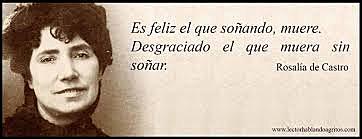 ROSALÍA DE CASTRO (24-2-1837 Santiago de Compostela a  9-15-7-1885 Padrón)