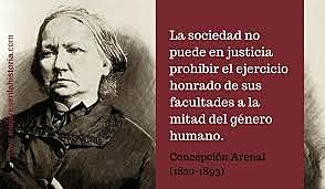 CONCEPCIÓN ARENAL (31-1-1820 Ferrol a  4-2-1893 Vigo)