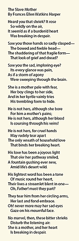 The Slave Mother (poem)