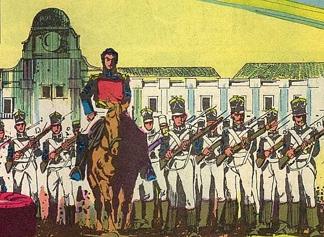 Primera campaña de la junta de gobierno