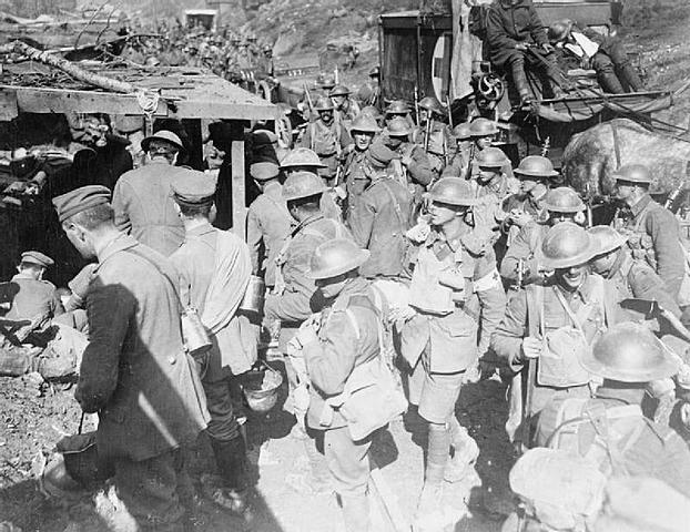 The first Canadian Division arrives