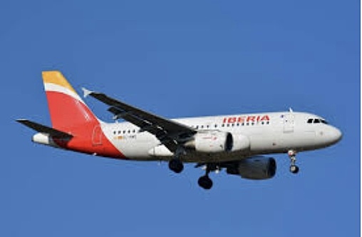 Avión de Iberia (salvamento marítimo)