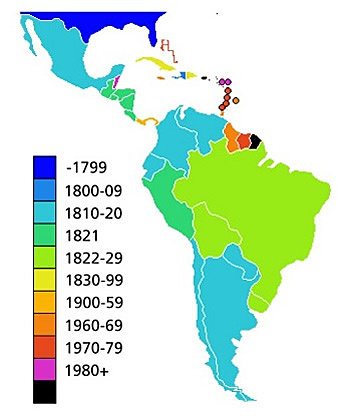 THE INDEPENDENCE IN LATIN AMERICA