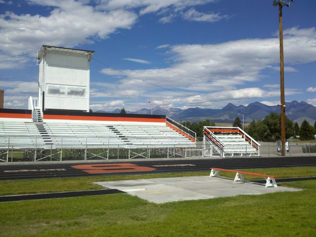 Completed Bleachers for Local H.S.