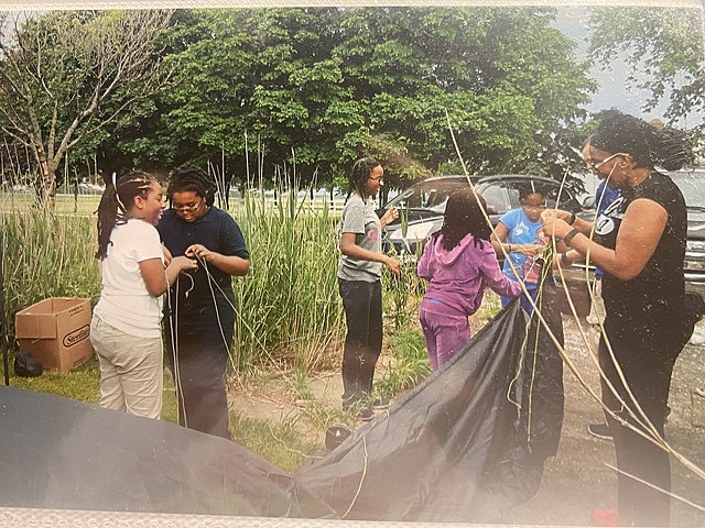 Girl scouts camping trip