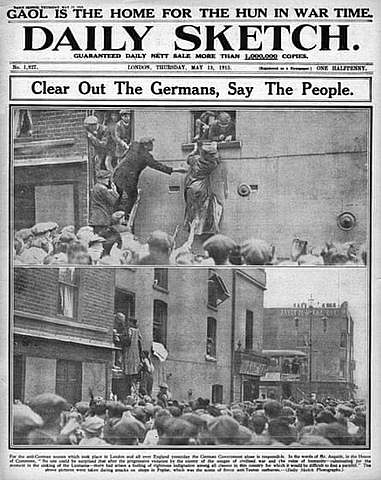 Anti-German Riot In Calgary