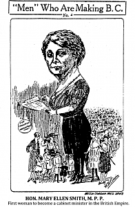 First Woman MLA in BC