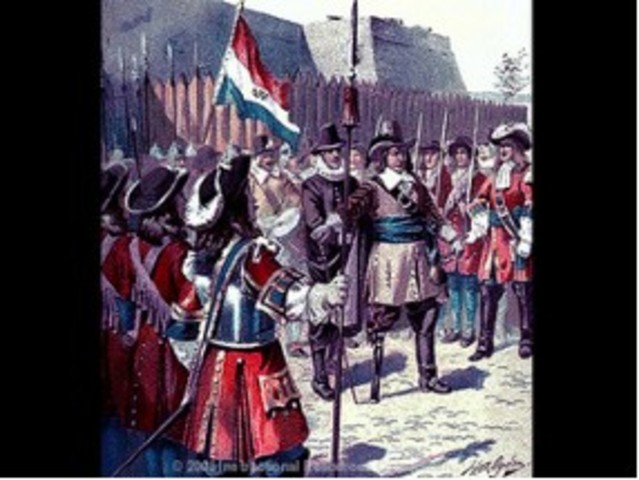 Dutch settlers surrender to English, New Netherlands is renamed New York.