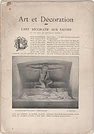 Arts et décoration publication started in France