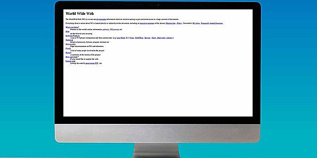 Se crea la Primera pagina web