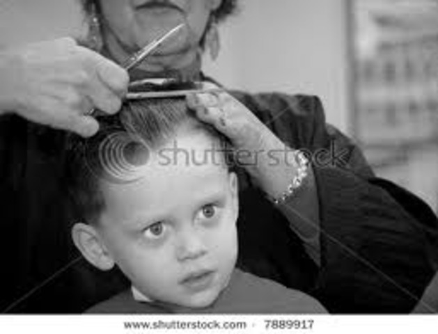 1st hair cut