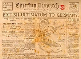 Great Britain Declares War on Germany; Great Britain Enters War