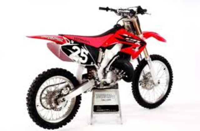 Got my first cr 125 dirtbike