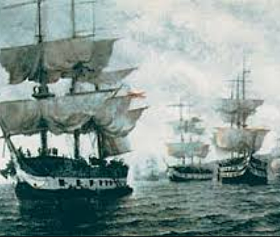 San Martin sets sail in a fight against Peru