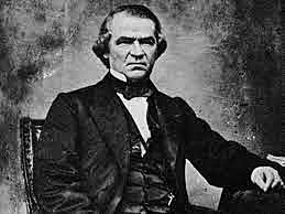 Andrew Johnson is 17th  President