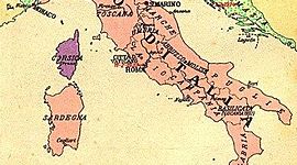 Timeline: Unificación italiana