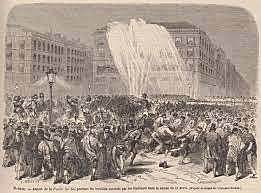 Protesta estudiantil en la Noche de San Daniel.