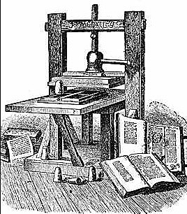 Invention de l'imprimerie