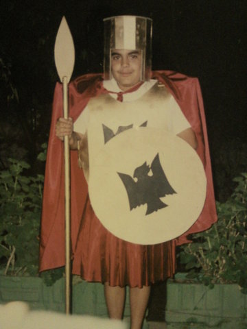 Participo Como Romano en el Via Crusis de mi colegio Don Bosco