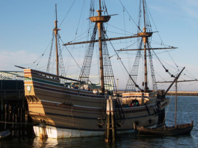 Mayflower Pilgrims establish colony at Plymouth