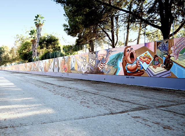 “The Great Wall of Los Angeles” by Judith Baca and 400 artists in Los Angeles