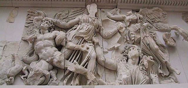 GRECIA. Friso oriental del Altar de Pérgamo