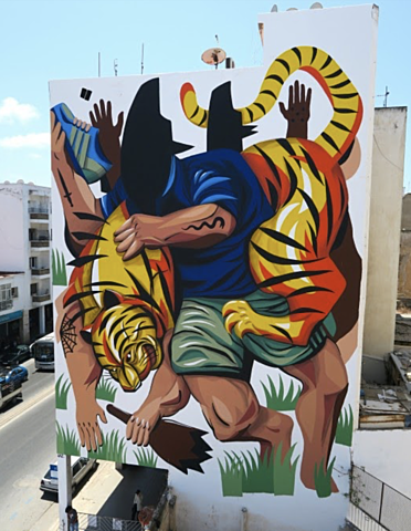 “The Shoe Thief” by Franco “Jaz” Fasoli in Rabat Moroco