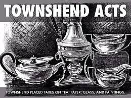 The Townshend Acts (June-July 1767)