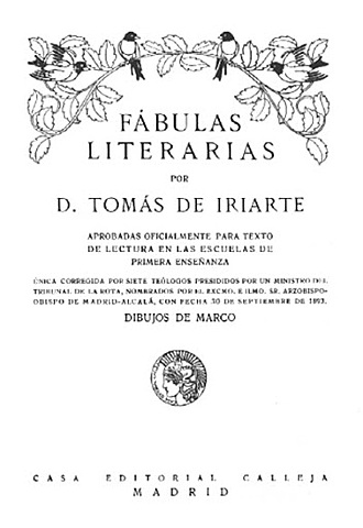 FÁBULAS, IRRIARTE