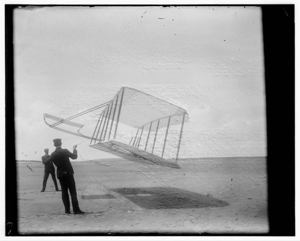 Wright Brothers first flight.