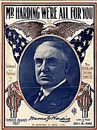 President Harding’s Return to Normalcy