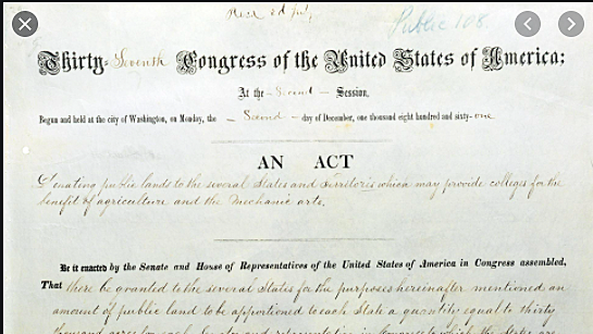 Morrill Act of 1862