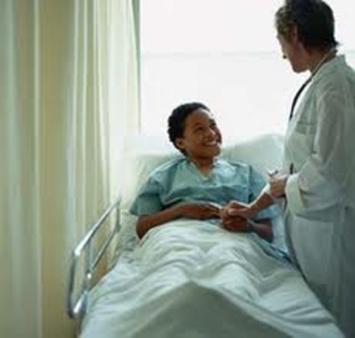 I went to the hospital.