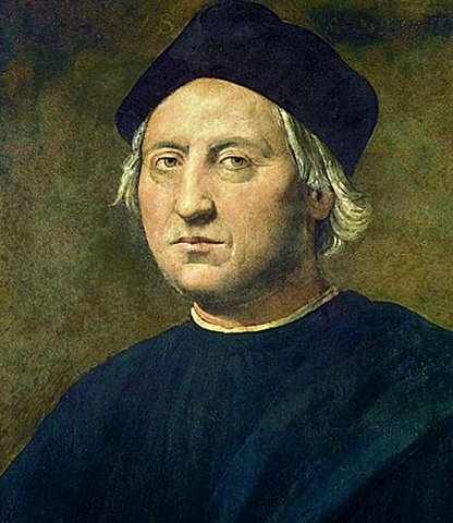 Llegada de Colón a unas islas