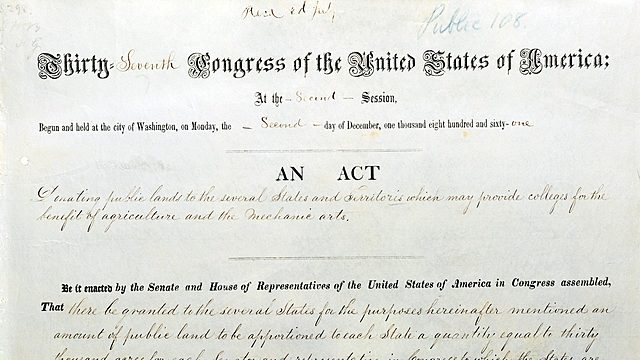 Morrill Act of 1862