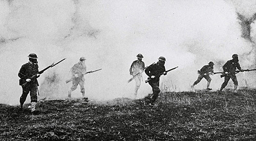 British First Usage of Gas at Battle of Loos