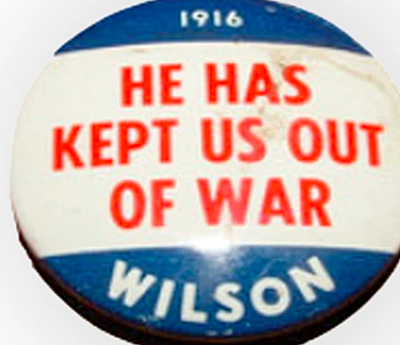 US President Woodrow Wilson Re-Elected